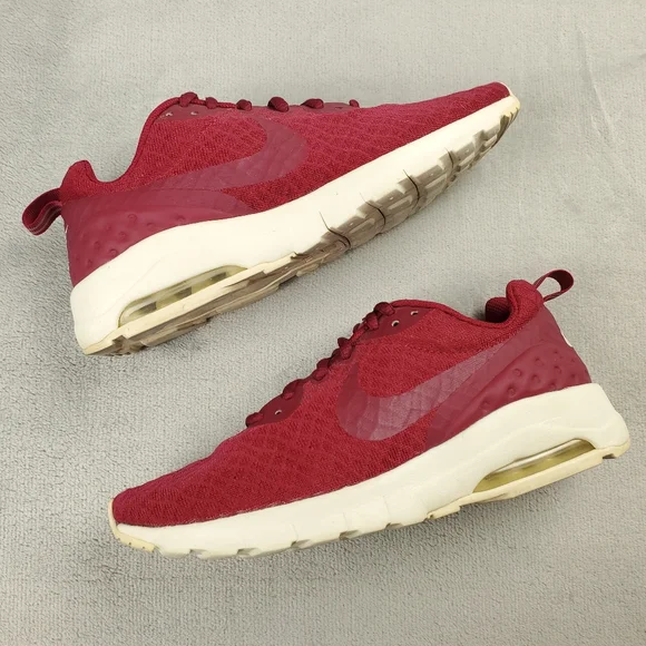 Nike Air Max Motion Womens 8 Gym Shoes Athletic Sneakers Burgundy Red 844895-660 - Picture 3 of 13